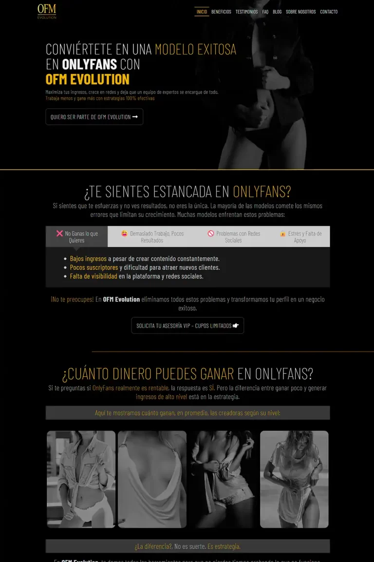 Página de Servicios