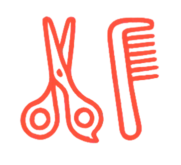 Icono de peluquería para negocios locales que desean aparecer en Google Maps Madrid
